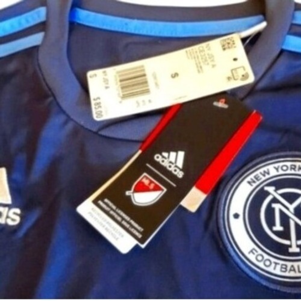 Adidas 2018 NYC‎ Football Club Jersey Etihad Airways MLS Soccer Shirt S NWT - Picture 5 of 7